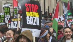 A Londres, des milliers de manifestants de retour dans la rue en soutien aux Palestiniens
