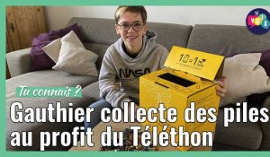 À Courrières, Gauthier, 13 ans, collecte des piles au profit du Téléthon