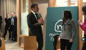 Macron se rend à la Maison de l'autisme à Aubervilliers