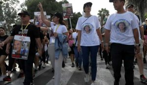 Israël: une marche des familles d'otages partie de Tel-Aviv pour Jérusalem