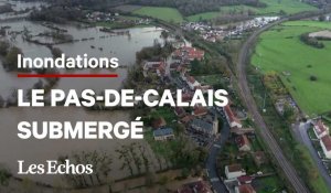 Les images impressionnantes des inondations dans le Pas de Calais