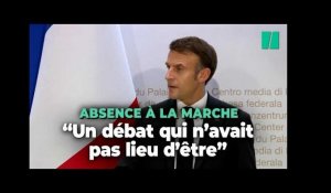 Macron défend son absence à la marche contre l’antisémitisme