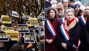 VIDÉO. À Paris, des contre-manifestants perturbent le rassemblement contre l'antisémitisme organisé par LFI