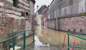 Aire-sur-la-Lys : le centre ville fortement touché par les inondations