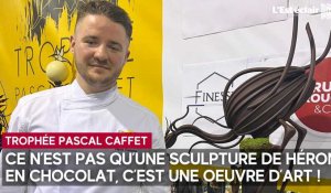 Pierre Fontaine fait de son chocolat une œuvre d’art et remporte le Trophée Pascal Caffet