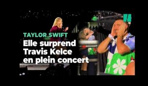 Travis Kelce est venu voir Taylor Swift chanter et elle a fait ça