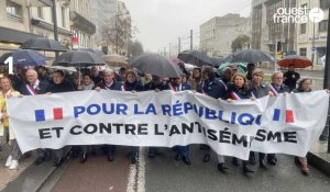 VIDÉO. À Angers, 1 500 personnes marchent contre l’antisémitisme