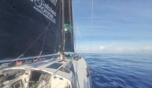 VIDÉO Transat Jacques Vabre. Xavier Macaire et Pierre Leboucher à l'arrêt, bloqués plus de cinq heures !