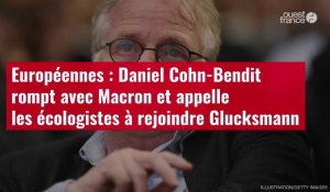VIDÉO. Européennes : Daniel Cohn-Bendit rompt avec Macron et appelle les écologistes à rejoindre Glucksmann