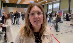 Bailleul : Tephaine Rétaux explique les changements du deuxième forum post-bac du lycée Sainte-Marie