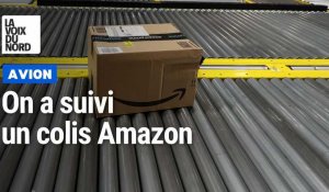 Suivie d'un colis Amazon, de l'entrepôt jusqu'au destinataire.