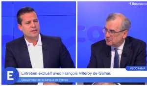 François Villeroy de Galhau (BdF) : "Fini les hausses de taux, mais pas de baisse rapide !"