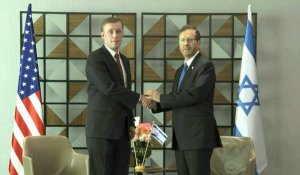 Le président israélien Isaac Herzog rencontre le conseiller américain Jake Sullivan