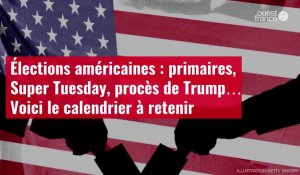 VIDÉO. Élections américaines : primaires, Super Tuesday, procès de Trump… Voici le calendrier