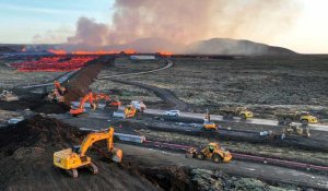 VIDÉO. Islande : l'éruption volcanique semble s'être calmée au niveau de Grindavik