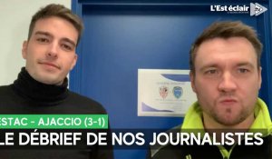 Le débrief vidéo de nos journalistes après Estac - Ajaccio (3-1) en intégralité
