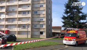 VIDÉO. Garde-corps d'une loggia effondré près de Cholet : une trentaine d'habitants évacués