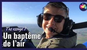 Oscar a fait son baptême de l’air depuis l’aérodrome de Bondues, et il a "adoré !"