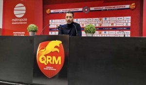 Football. Réaction d'Olivier Echouafni après le nul entre QRM et Valenciennes