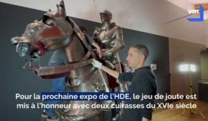 Une armure équestre prête à faire des éclats 500 ans après lors d'une exposition à Draguignan