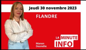 La Minute de l'Info du Journal des Flandres du jeudi 30 novembre