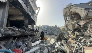 Plusieurs dégâts et bâtiments détruits au sud de la ville de Gaza