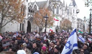 Royaume-Uni : des milliers de personnes manifestent contre l'antisémitisme à Londres