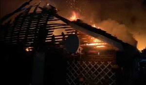 Saint-Georges : une maison ravagée par les flammes