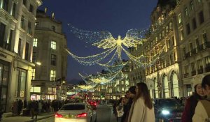 À Londres, les rues s'illuminent pour Noël