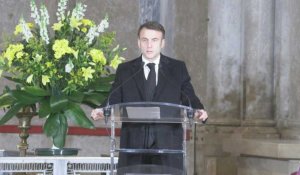 Obsèques de Gérard Collomb: "Je sais tout ce que je vous dois" (Macron)