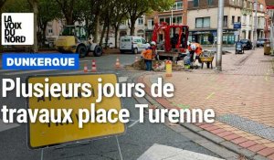 Dunkerque : début des travaux place Turenne