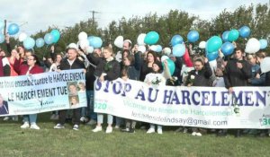 France: marche blanche pour Lindsay et les autres victimes de harcèlement