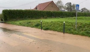 Tempête Ciaran : le déluge s'abat sur Andres, inondée 