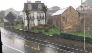 VIDÉO. Tempête Ciaran : et maintenant de la grêle à Vannes !