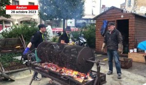 La star de la foire Teillouse, le marron de Redon se déguste grillé 