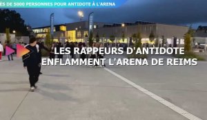 Les rappeurs d’Antidote mettent le feu à l’Arena de Reims