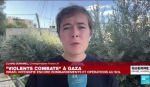 L'armée israélienne continue de mener des incursions terrestres dans le nord de Gaza