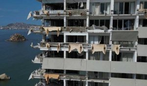Un hôtel mexicain dévasté par l'ouragan Otis