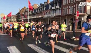 VIDÉO. 6 000 coureurs ont pris le départ du marathon et du semi-marathon à Deauville 