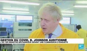Gestion de la pandémie de Covid-19 : Boris Johnson auditionné au Royaume-Uni