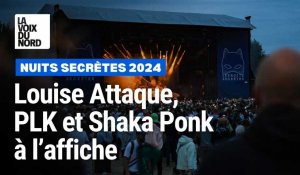 Nuits secrètes 2024 : Louise Attaque, PLK et Shaka Ponk à l'affiche
