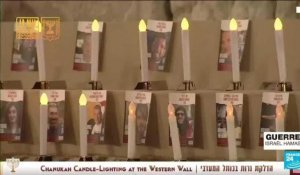 Célébrations de Hanouka : des bougies pour chaque otage retenus à Gaza