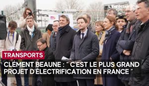 Électrification de la Ligne 4 : Clément Beaune en visite dans l'Aube