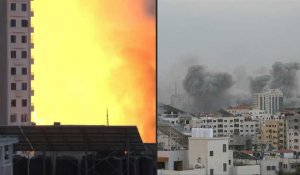 De multiples frappes israéliennes frappent Gaza