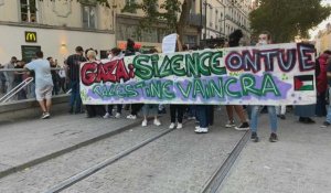Lyon: un rassemblement en soutien aux Palestiniens dispersé par la police