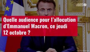 VIDÉO. Quelle audience pour l’allocution d’Emmanuel Macron, ce jeudi 12 octobre ?