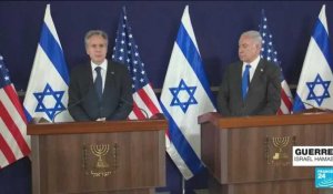 Les États-Unis seront "toujours à vos côtés": Blinken à Israël
