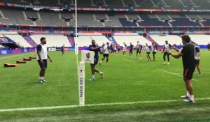 Coupe du monde de rugby : entraînement du XV de France avant les Springboks 13 octobre 2023
