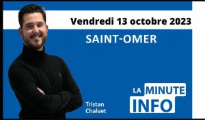 La Minute de l'Info de L'Indépendant du Pas-de-Calais du vendredi 13 octobre 2023