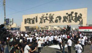 Des milliers d'Irakiens manifestent à Bagdad pour soutenir les Palestiniens